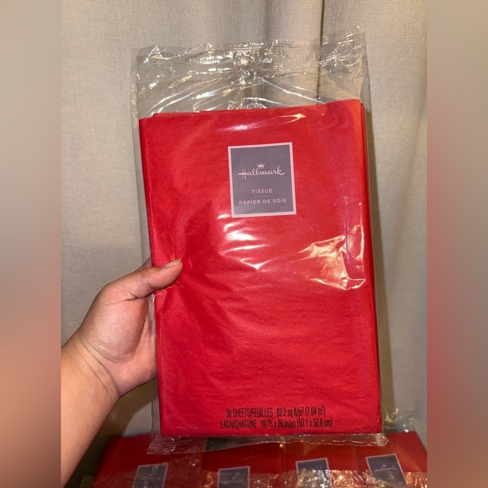 Hallmark Red Tissue Paper NWT